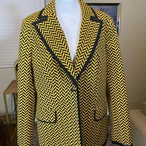 Eva Mendes for NY&C Chevron Blazer – Size L – NWT
